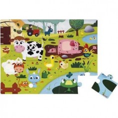 Puzzle tactile les animaux de la ferme