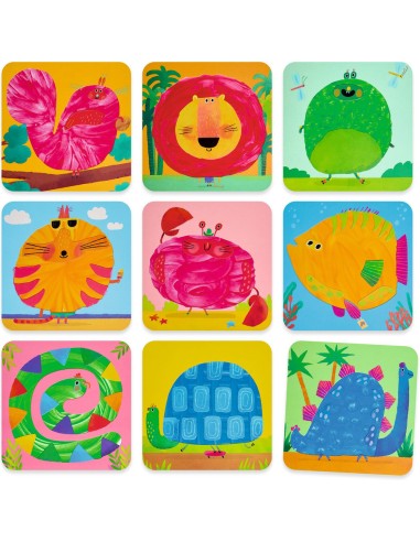 Peinture à doigt - Animaux foufous - Djeco