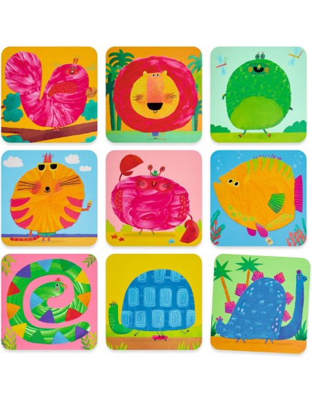 Peinture à doigt - Animaux foufous - Djeco