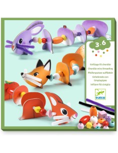 Enfilage - Animaux mignons - Djeco