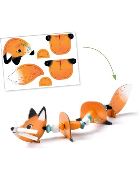 Enfilage - Animaux mignons - Djeco