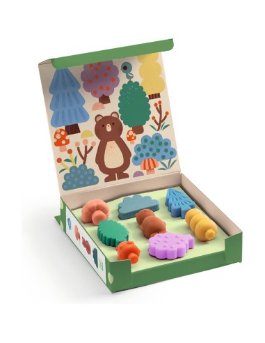 8 crayons et une drôle de forêt - Djeco