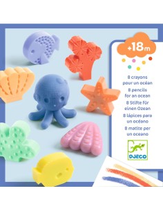 8 crayons et un joyeux océan - Djeco 2