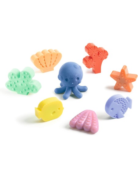 8 crayons et un joyeux océan - Djeco