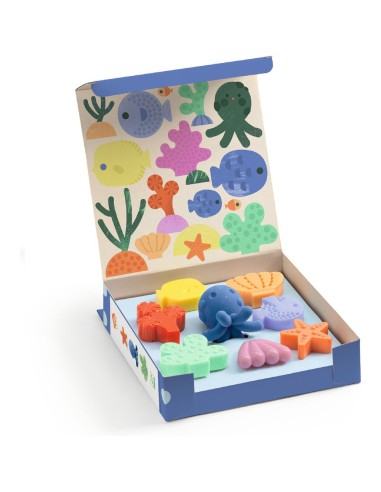 8 crayons et un joyeux océan - Djeco