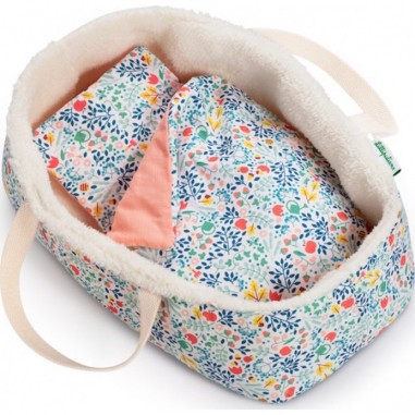 Couffin pour poupée - Motif Liberty - Lilliputiens Couffin pour poupée - Motif Liberty - Lilliputiens