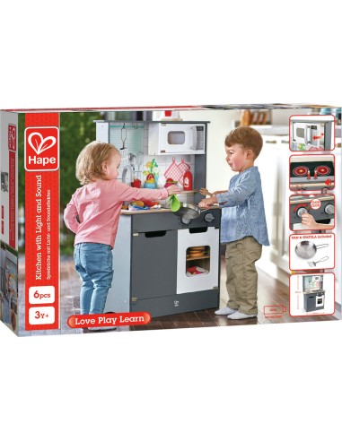 Cuisine ludique avec son et lumière - Hape - Hape Toys
