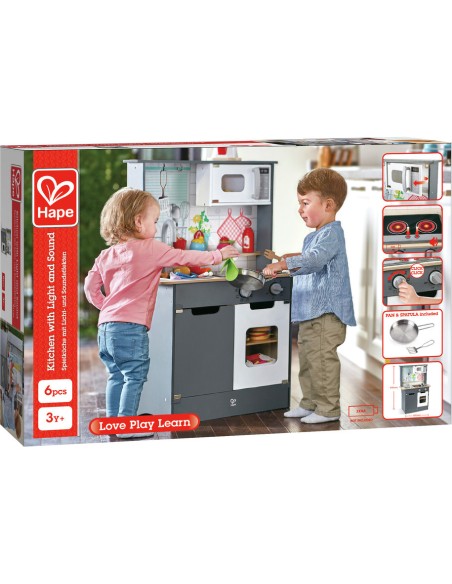 Cuisine ludique avec son et lumière - Hape - Hape Toys