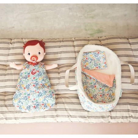 Couffin pour poupée - Motif Liberty - Lilliputiens