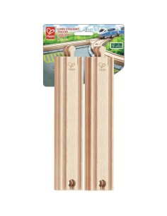 Ensemble de 4 longs rails droits - Hape 2