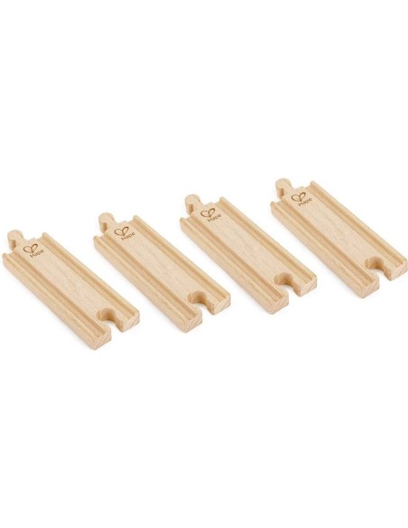 Ensemble de 4 rails droits - Hape