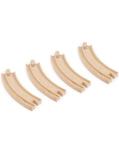 Ensemble de 4 grands rails courbés - Hape