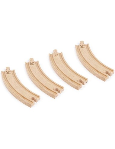 Ensemble de 4 grands rails courbés - Hape