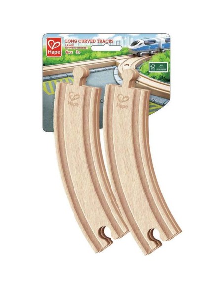 Ensemble de 4 grands rails courbés - Hape