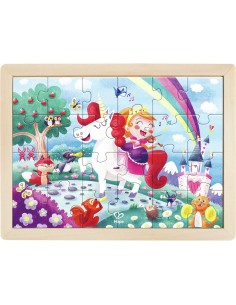 Puzzle 24 pcs Licorne 2 en 1 - Hape 2