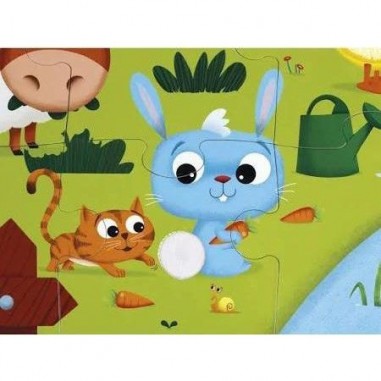 Puzzle tactile les animaux de la ferme