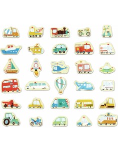 Magnetics Vehicles Set 30 pcs - Hape