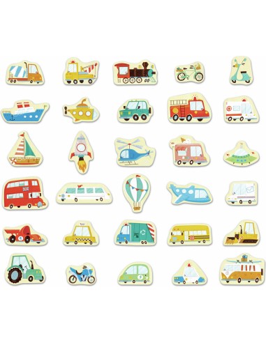 Magnetics Vehicles Set 30 pcs - Hape