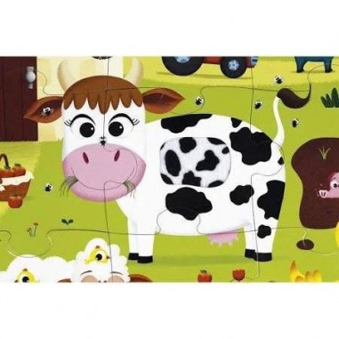 Puzzle tactile les animaux de la ferme