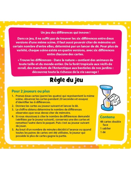 BrainBox: Trouve les Différences – dans la Nature - Jeux de société - Green Board Game Company - Asmodee