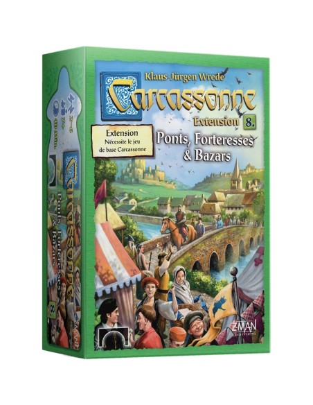 Carcassonne : Ponts, Forteresses et Bazars - Extension - Jeux de société - Filosofia Games