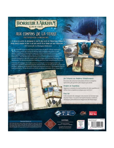 Horreur à Arkham Jce : Aux Confins de la Terre - Extension Campagne - Jeux de société - Fantasy Flight Games