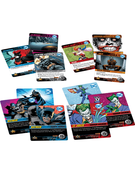 Dc Comics Jeu de Deck-Building: Extension Rivals, Batman Vs Joker - Jeu de société - Don't Panic Games