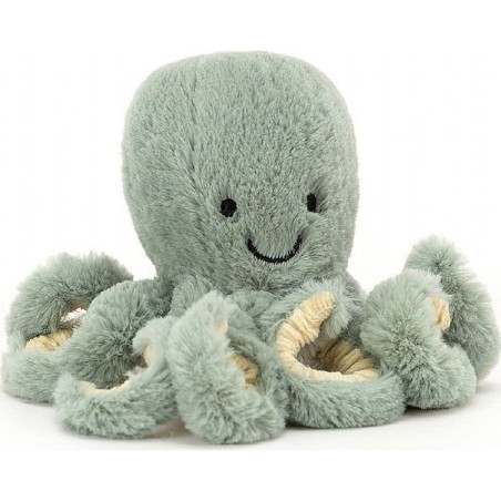 Odyssey petite pieuvre verte Octopus Bébé - 14 cm - Jellycat