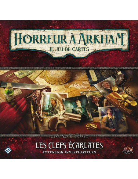 Horreur à Arkham Jce : Les Clefs Écarlates - Extension Investigateurs - Jeux de société - Fantasy Flight Games