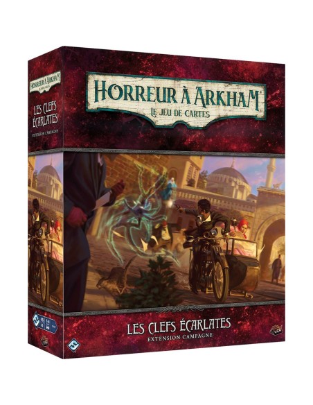 Horreur à Arkham Jce : Les Clefs Écarlates - Extension Campagne - Jeux de société - Fantasy Flight Games