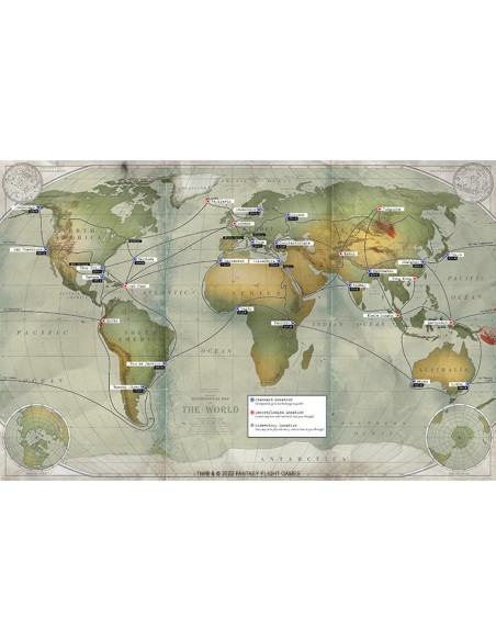 Horreur à Arkham Jce : Les Clefs Écarlates - Extension Campagne - Jeux de société - Fantasy Flight Games