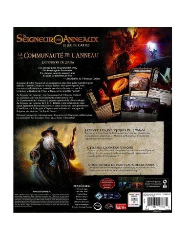 Seigneur des Anneaux Jce : La Communauté de l'Anneau - Extension Saga - Jeux de société - Fantasy Flight Games