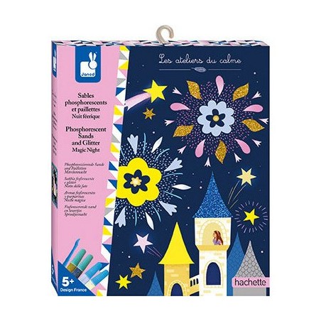 Kit Créatif - Sables Phosphorescents et Paillettes Nuit Féerique