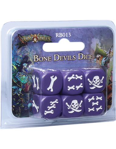 Rum & Bones : Confrérie Démons Osseux - Set de Dés - Edge Entertainment
