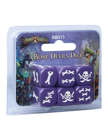 Rum & Bones : Confrérie Démons Osseux - Set de Dés - Edge Entertainment
