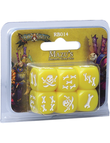 • Rum & Bones : Le Redoutable Fléau de Mazu - Set de Dés - Edge Entertainment