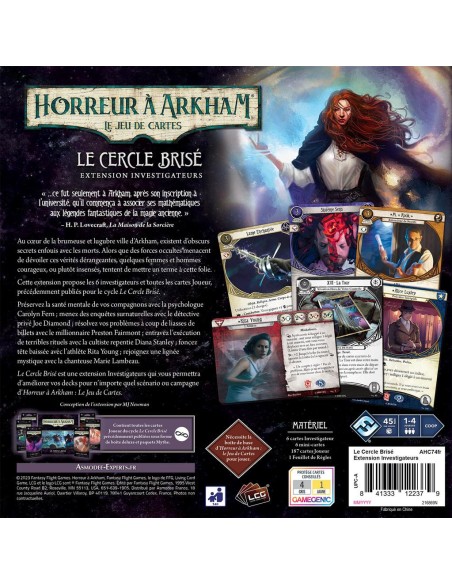 Horreur à Arkham Jce : Le Cercle Brisé - Extension Investigateurs - Jeux de société - Fantasy Flight Games