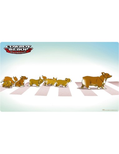 Cowboy Bebop - Playmat Ein and Family - Ynnis éditions - Jeux de rôle - Don't Panic Games