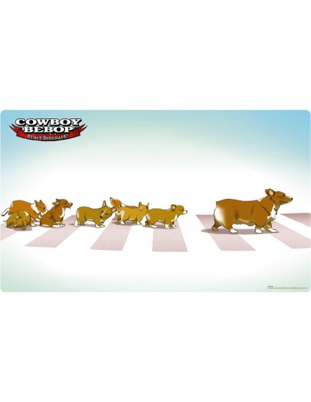 Cowboy Bebop - Playmat Ein and Family - Ynnis éditions - Jeux de rôle - Don't Panic Games