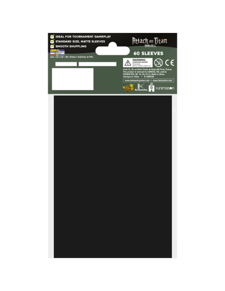 L'Attaque des Titans : The Wall - Sleeves - Don't Panic Games