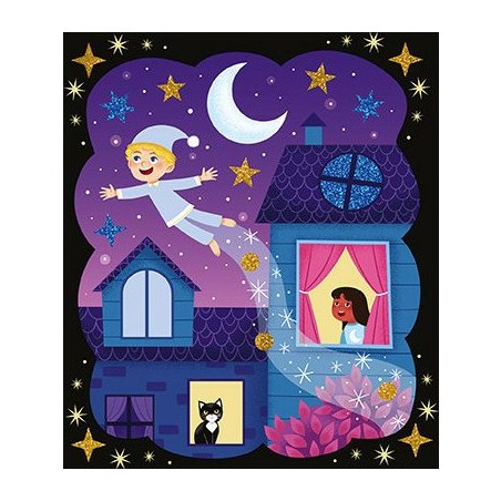 Kit Créatif - Sables Phosphorescents et Paillettes Nuit Féerique