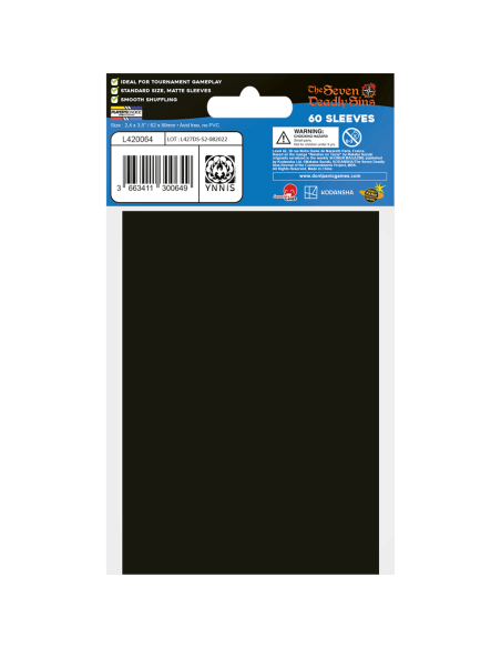 Seven Deadly Sins : Battle Team - Sleeves - Don't Panic Games