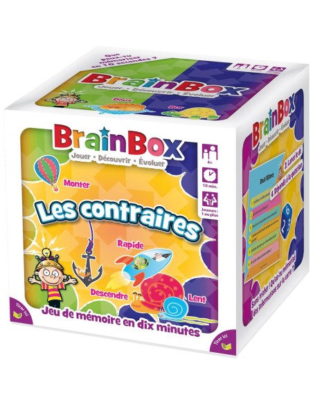 BrainBox: les Contraires - Jeux de société - Green Board Game Company - Bezzerwizzer Studio