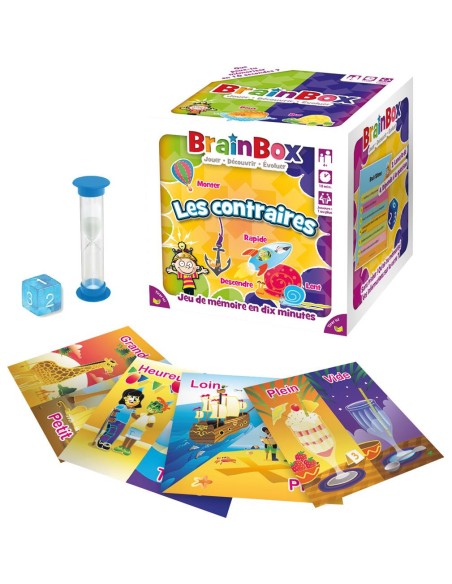 BrainBox: les Contraires - Jeux de société - Green Board Game Company - Bezzerwizzer Studio