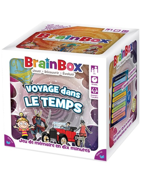 BrainBox: Voyage dans le Temps - Jeux de société - Green Board Game Company - Bezzerwizzer Studio