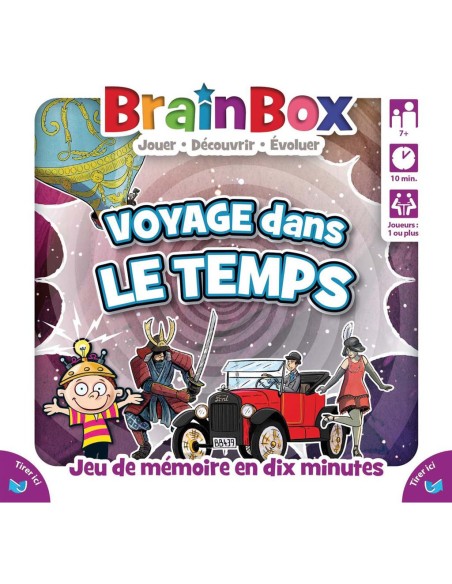 BrainBox: Voyage dans le Temps - Jeux de société - Green Board Game Company - Bezzerwizzer Studio