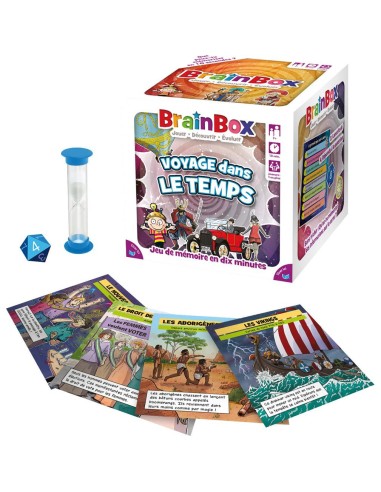 BrainBox: Voyage dans le Temps - Jeux de société - Green Board Game Company - Bezzerwizzer Studio