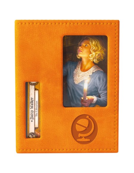 Arkham Jce Investigator Deck Tome Seeker Orange - Gamegenic