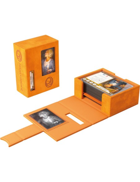 Arkham Jce Investigator Deck Tome Seeker Orange - Gamegenic