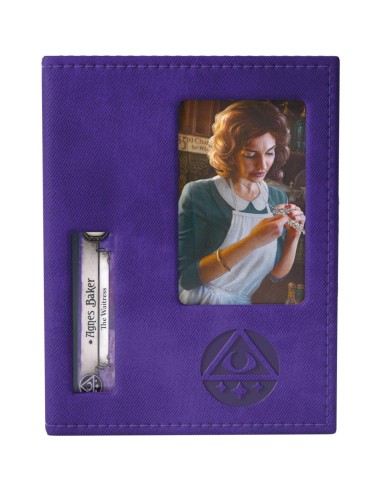 Arkham Jce Investigator Deck Tome Mystic Purple - Gamegenic